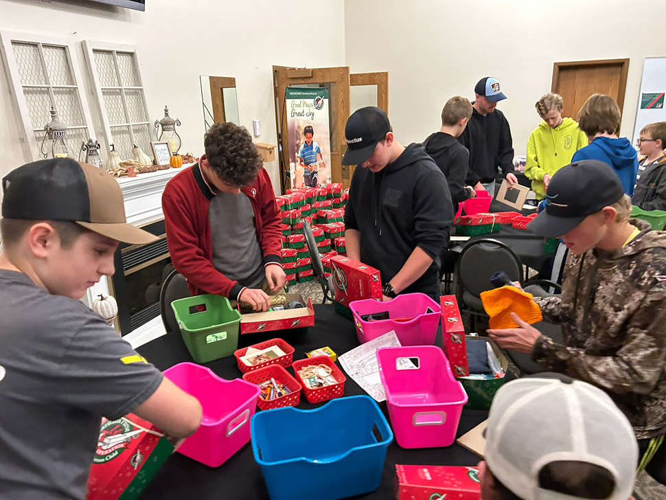 Every box matters” - OCC Shoebox teams in Grunthal, Landmark, and